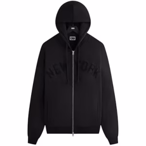 Kith x New York Yankees Braxton Full Zip Black Hoodie