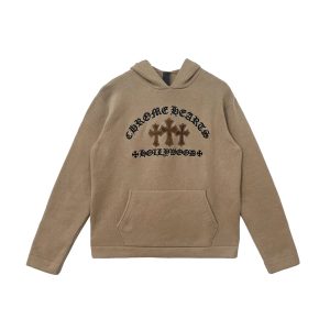 Chrome Hearts Deadly Doll Pullover Hoodie in black with bold red Deadly Doll graphic
