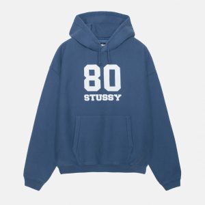 80 RELAXED HOODIE BLUE