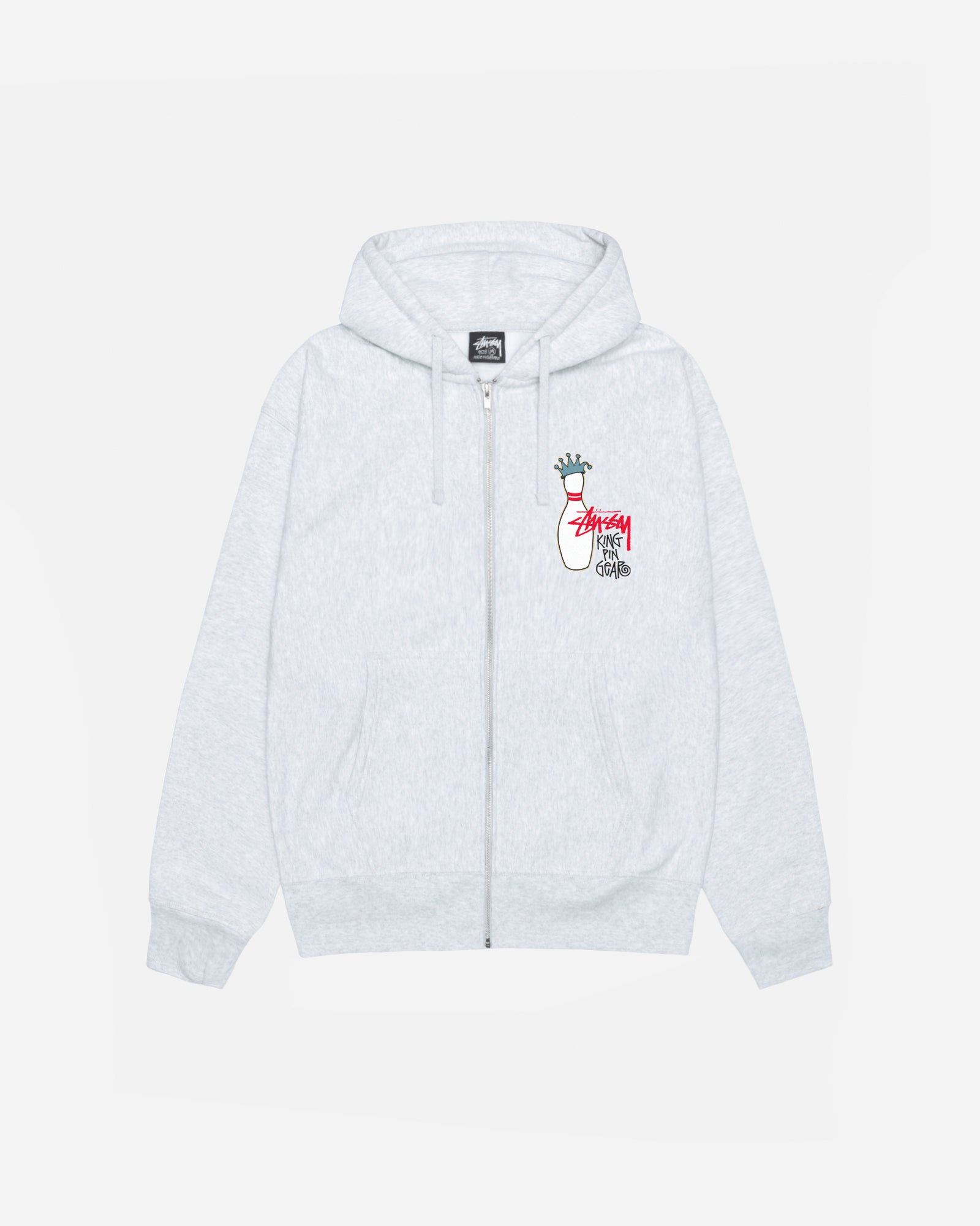1975037_ASHH_1 KINGPIN ZIP HOODIE WHITE