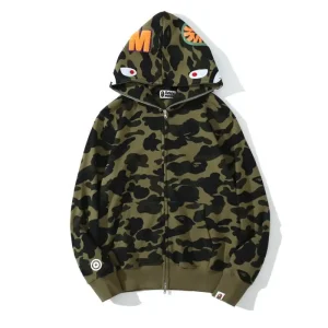 Army Green BAPE CAMO Hoodie