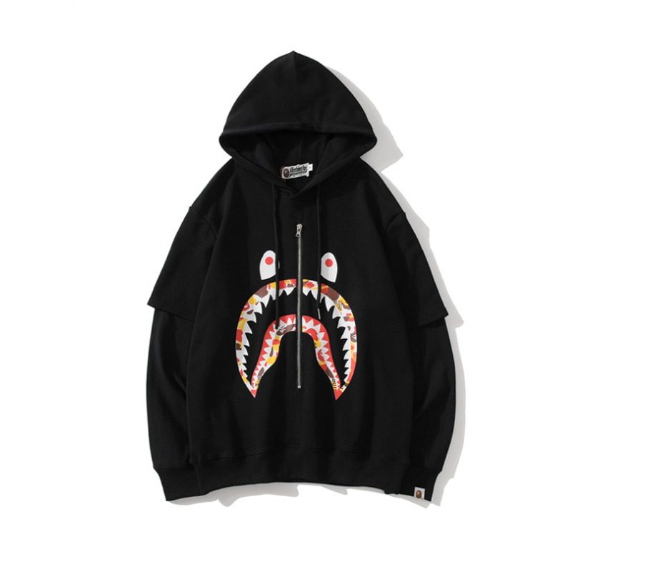 BAPE Basketball Black Hoodie BAPE Basketball Black Hoodie