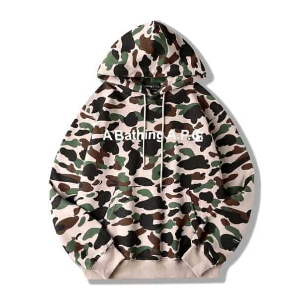 BAPE CAMO WIDE PULLOVER HOODIE BAPE CAMO WIDE PULLOVER HOODIE