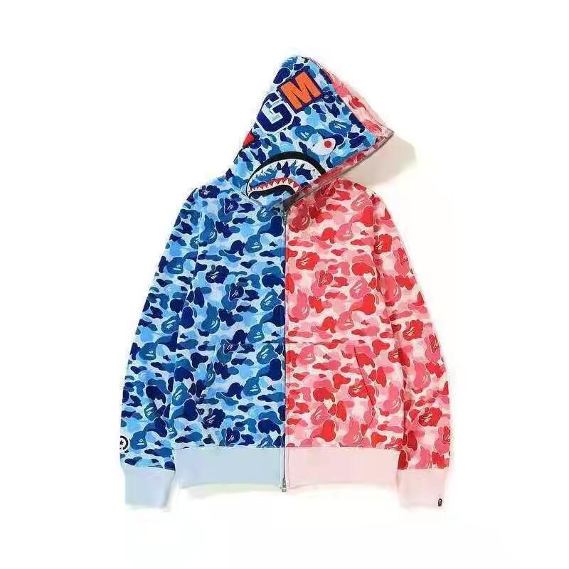BAPE-Camo-Shark-Double-Hoodie (1) BAPE Camo Shark Double Hoodie