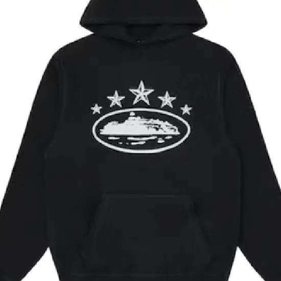 Corteiz 5 Starz Alcatraz Hoodie Black Corteiz 5 Starz Alcatraz Hoodie Black
