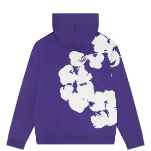 Denim Tears Biggie Cotton Wreath Purple Hoodie