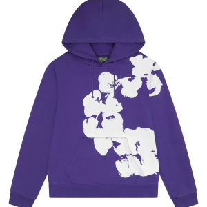 Denim Tears Biggie Cotton Wreath Purple Hoodie