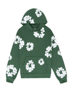 Denim Tears Cotton Wreath Green Hoodie
