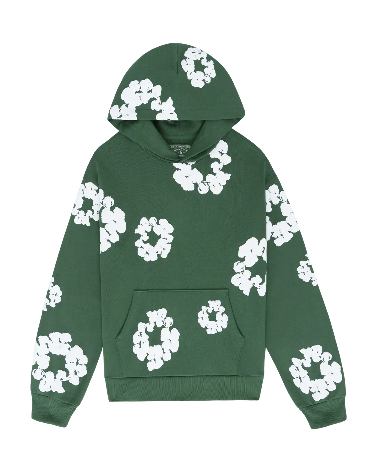 Denim Tears Cotton Wreath Green Hoodie Denim Tears Cotton Wreath Green Hoodie