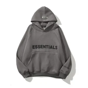 ESSENTIALS Oversized Hoodie Gray