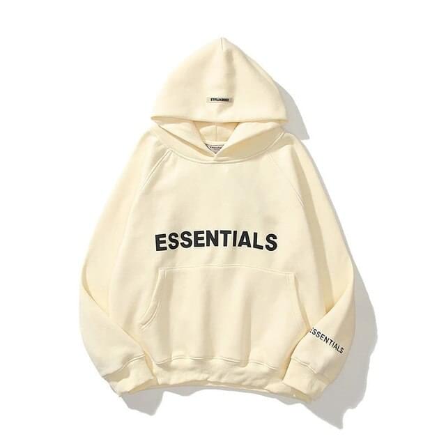 Essentials Oversized Cream Hoodie Essentials Oversized Cream Hoodie
