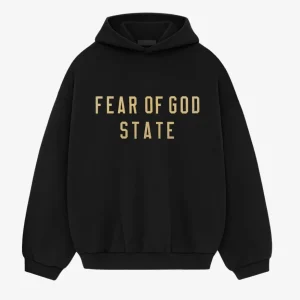 FOG Fleece Pullover Logo – Black Hoodie