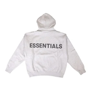 Fear of God Essentials 3M Logo Pullover – Grey Hoodie