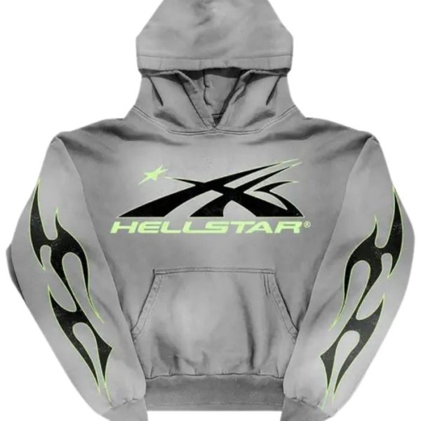 Hellstar Grey Sport Hoodie Hellstar Grey Sport Hoodie