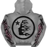 Hellstar Hoodie Future Flame In Grey