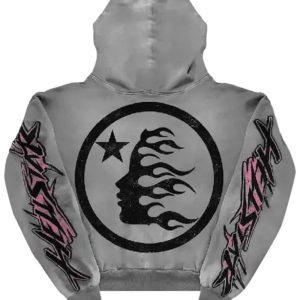 Hellstar Hoodie Future Flame In Grey