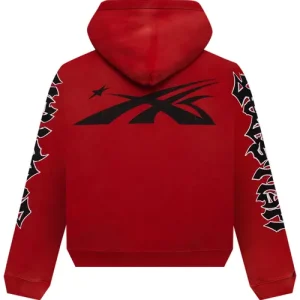 Hellstar Halloween Skeleton Airbrushed Hoodie Red
