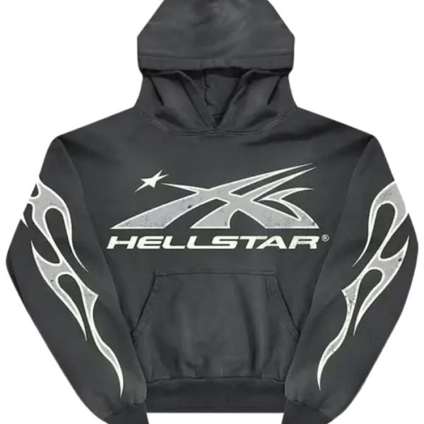 Hellstar Hoodie Designed For Sports In Black Hellstar Hoodie Designed For Sports In Black
