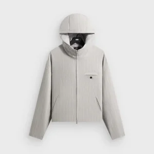 Kith Pinstripe Matteo Zip Up Hoodie