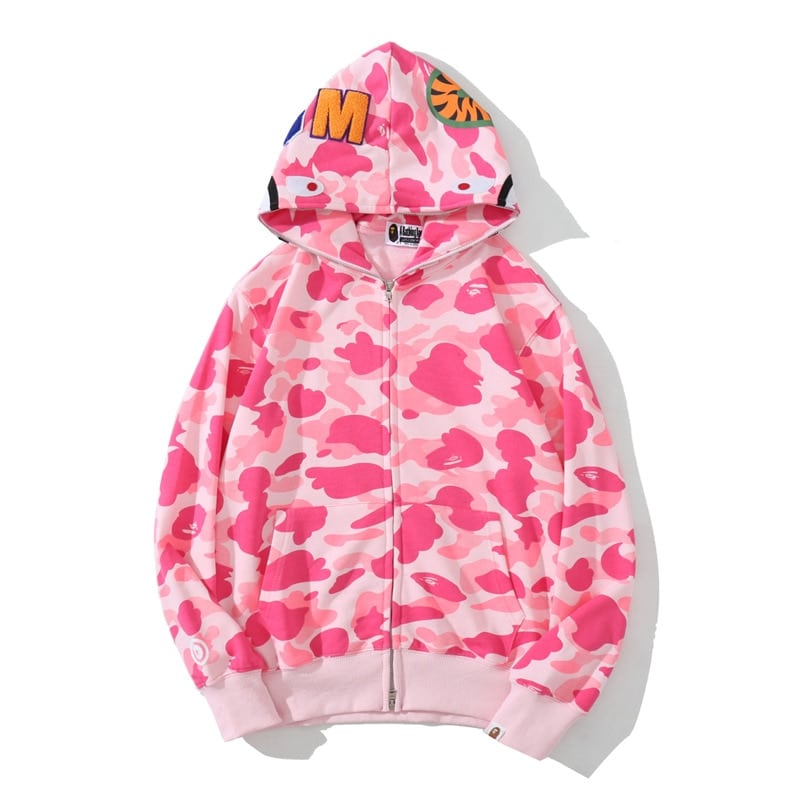 Pink BAPE Hoodie Pink BAPE Hoodie
