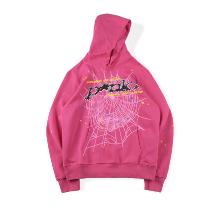 Sp5der-PiNK-Hoodie-Dark-Pink-1 Sp5der Web Hoodie Blue