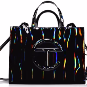 Telfar Medium Shopping Bag Black Rainbow