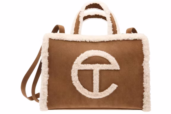 Telfar-Shmedium-Shearling-Shopper-Roasted-Chestnut Telfar Shmedium Shearling Shopper Roasted Chestnut