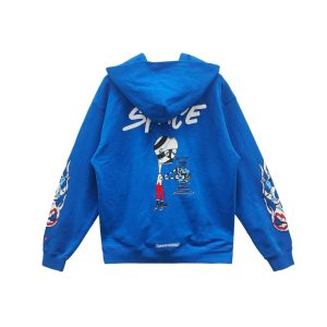 Chrome Hearts Blue SPACE Hoodie – Matty Boy Edition (Premium Streetwear)