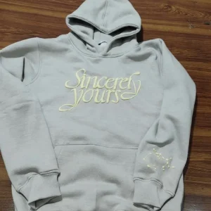 Salish Matter Sincerely Yours Grey Unisex Hoodie | Pull Over