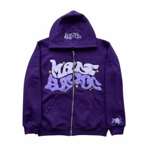 Unisex Zip Up Graphic Hoodie Oversized Street Style Jacket